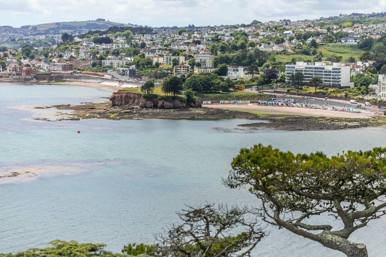 A7 Masts - Striking Beach Bolthole Apartment With Beautiful Sea Views Private Balcony & Parking Torquay Buitenkant foto
